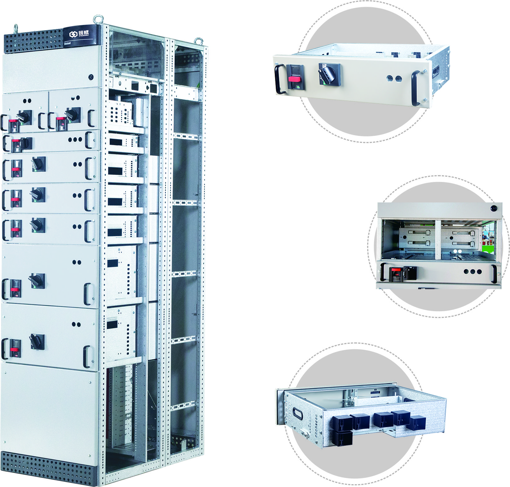 What is the function of the Okken Low Voltage Switchgear secondary connector?