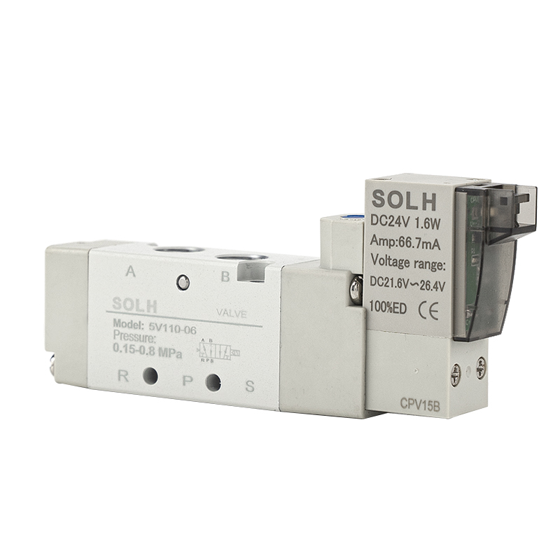 5V Series Solenoid Valve | 5/2 & 5/3 Way
