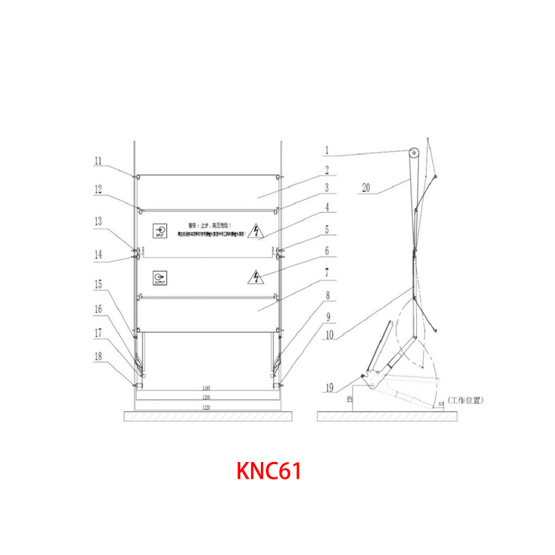 Electrical cabinet self-locking device