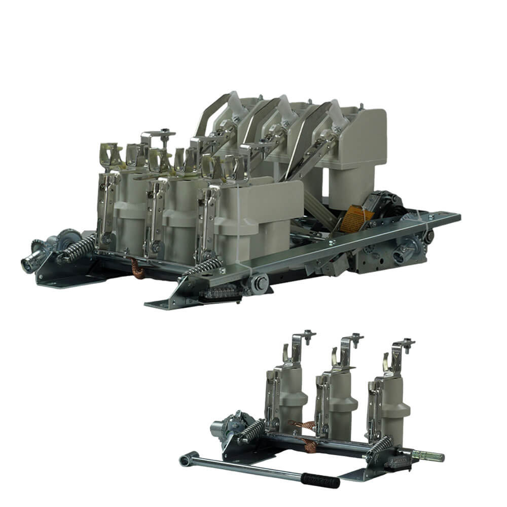 FN18 12kV 3 Phase Gang Operated Air Load Break Switch With Earthing Device And Fuse Switch Nalf
